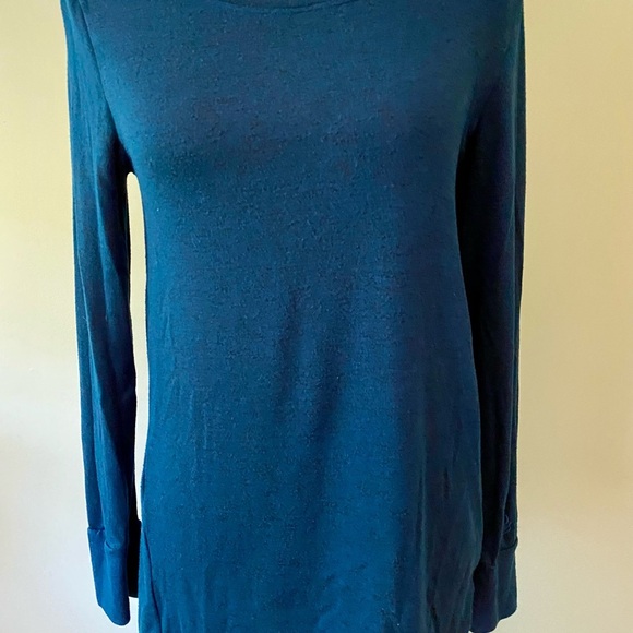 Women's Cuddl Duds Blue Long Sleeve Top Size Small - Picture 2 of 7